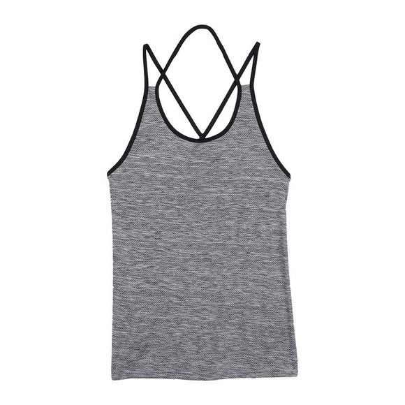 Champion Tops - Champion Gray Duo Dry Strappy Workout Tank